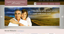 Desktop Screenshot of khfuneralhomes.com